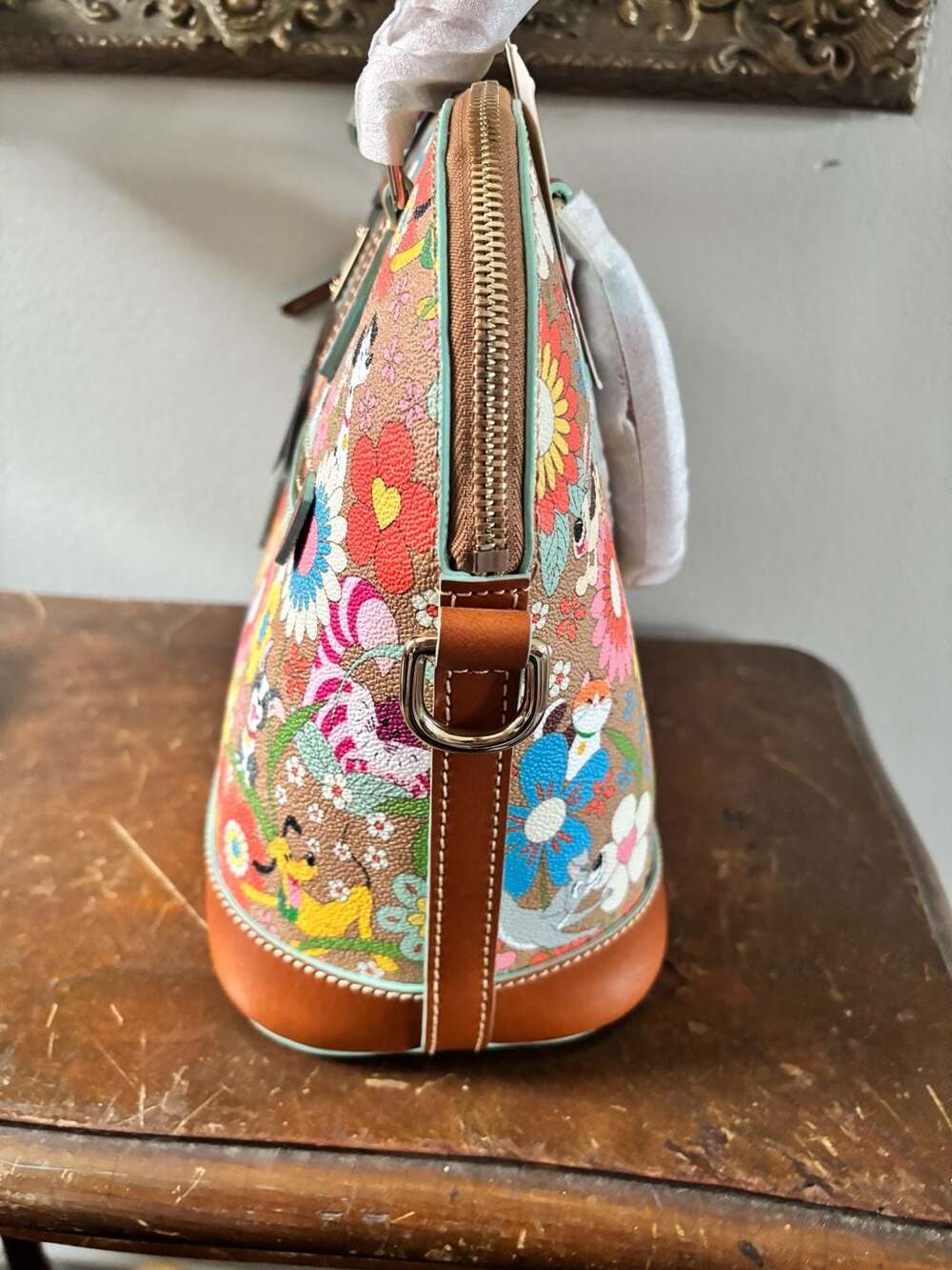 Dooney & Bourke Disney Pets Frolic Satchel Handbag NWT - Picture 3 of 14